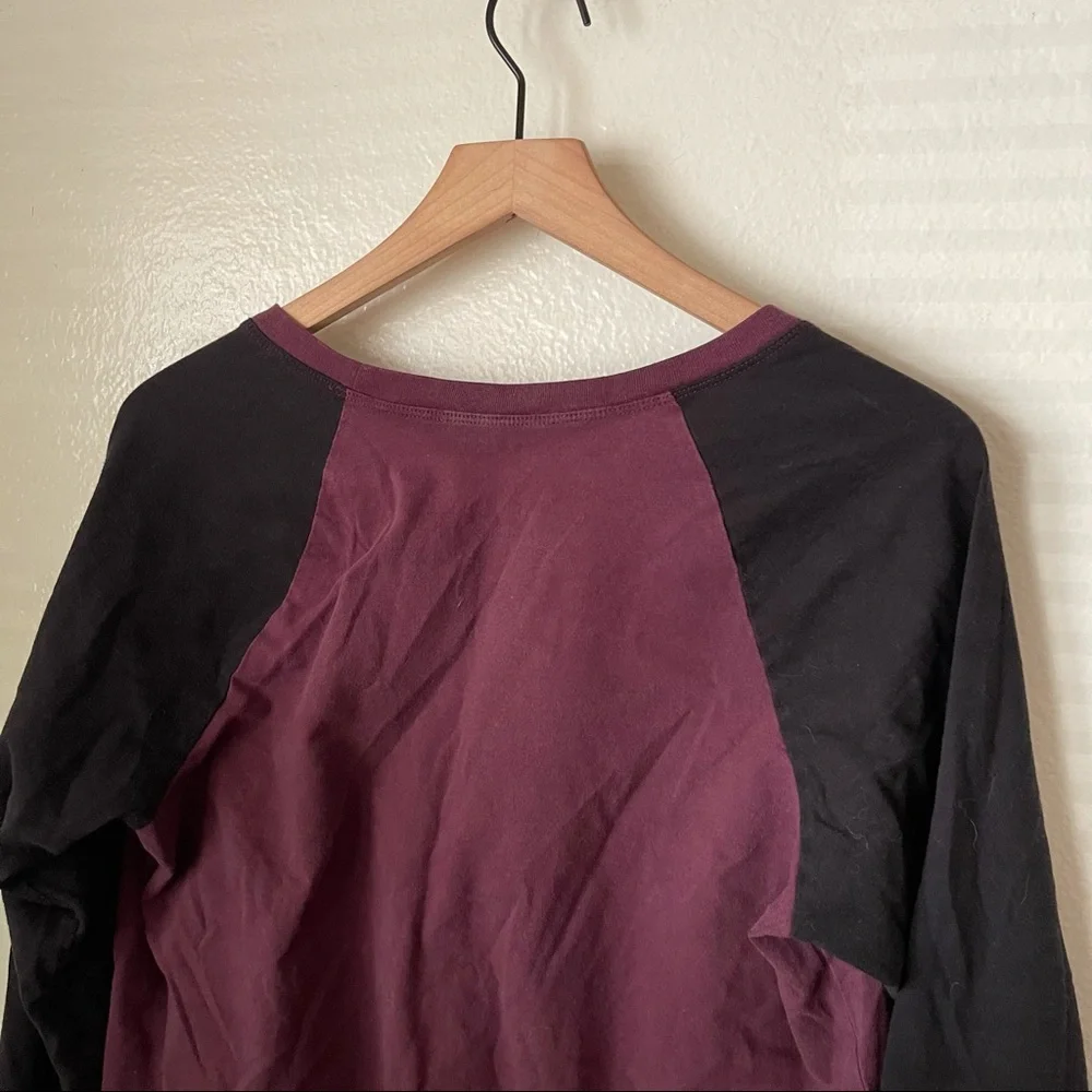 Torrid | Wine Down Classic Raglan Tee - Picture 6 of 7